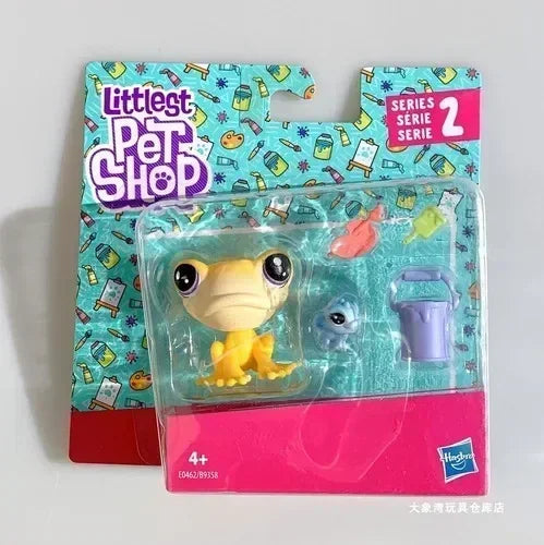 Hasbro Littlest Pet Shop CAT Rare Toy Dolls Stands Short Hair Figures Collection Original Bobble Head Toys for Kids Gifts
