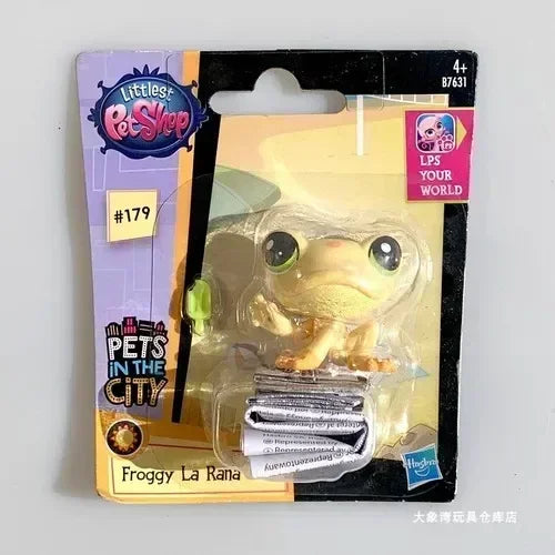 Hasbro Littlest Pet Shop CAT Rare Toy Dolls Stands Short Hair Figures Collection Original Bobble Head Toys for Kids Gifts